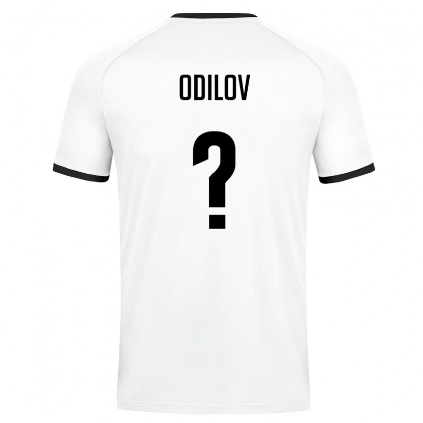 DanxenメンズウズベキスタンShekhroj Odilov#0白 ダークグリーンアウェイシャツ26-28ジャージーユニフォーム