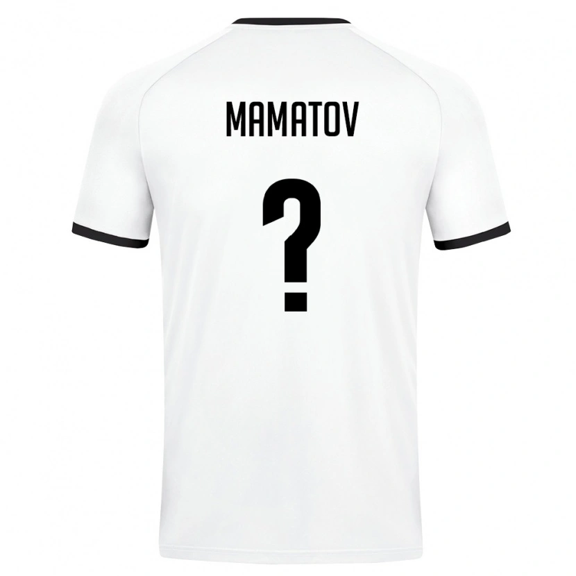 DanxenメンズウズベキスタンAbubakr Mamatov#0白 ダークグリーンアウェイシャツ26-28ジャージーユニフォーム