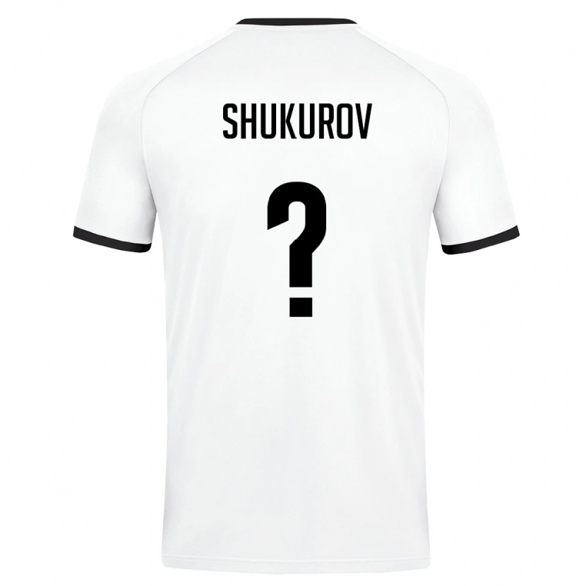 DanxenメンズウズベキスタンAbdulaziz Shukurov#0白 ダークグリーンアウェイシャツ26-28ジャージーユニフォーム