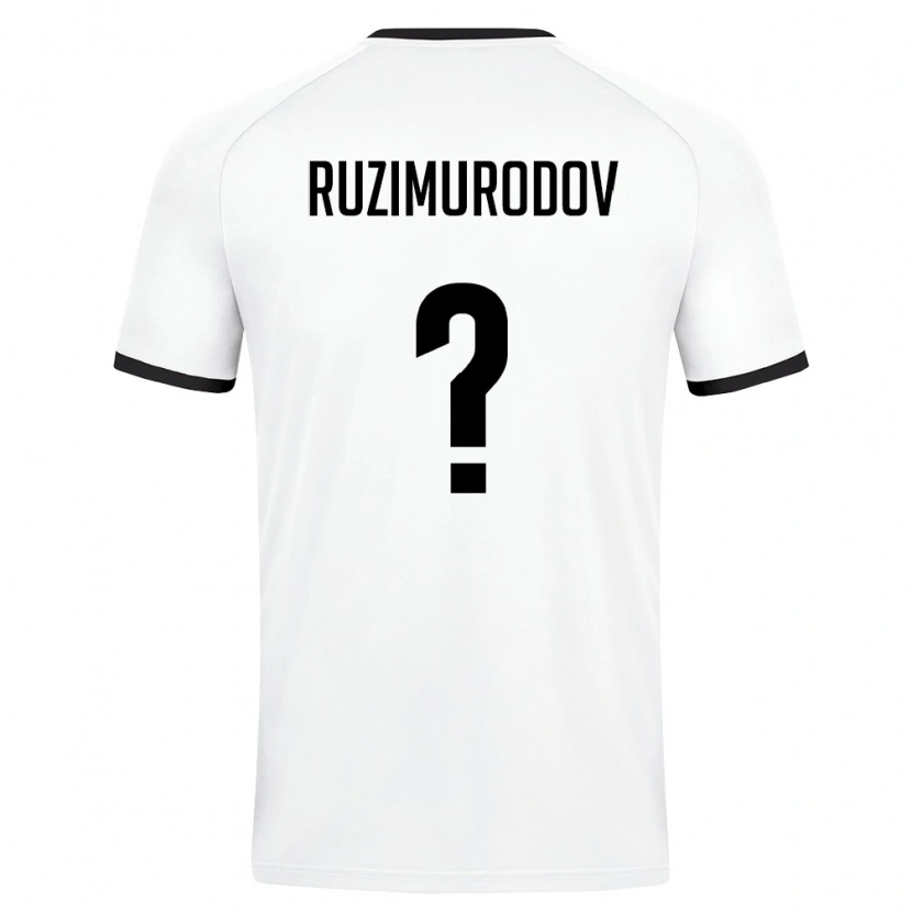 DanxenメンズウズベキスタンRuzimurod Ruzimurodov#0白 ダークグリーンアウェイシャツ26-28ジャージーユニフォーム