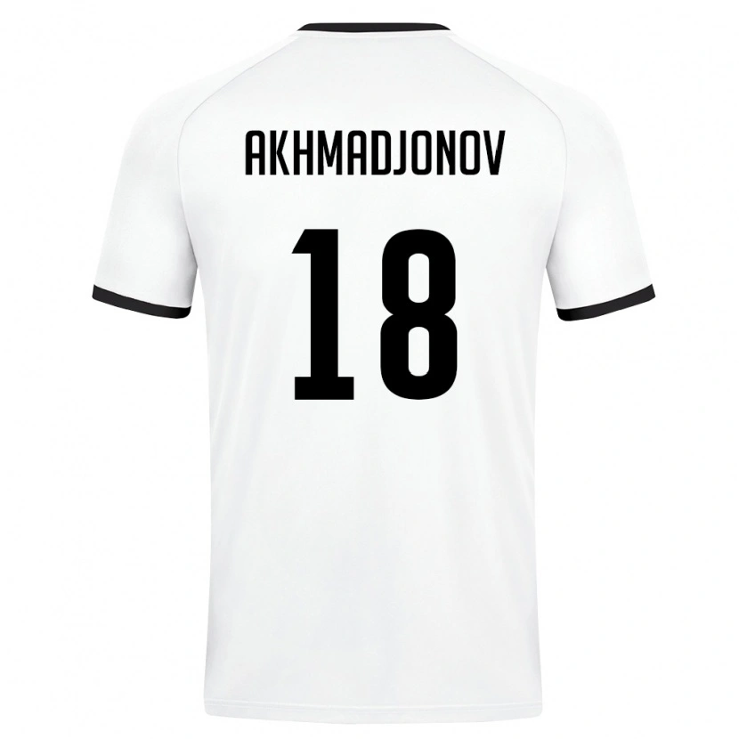 DanxenメンズウズベキスタンNarimonjon Akhmadjonov#18白 ダークグリーンアウェイシャツ26-28ジャージーユニフォーム