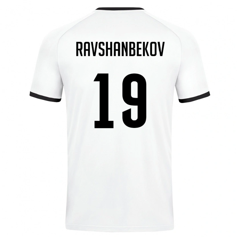 DanxenメンズウズベキスタンAkhrorbek Ravshanbekov#19白 ダークグリーンアウェイシャツ26-28ジャージーユニフォーム