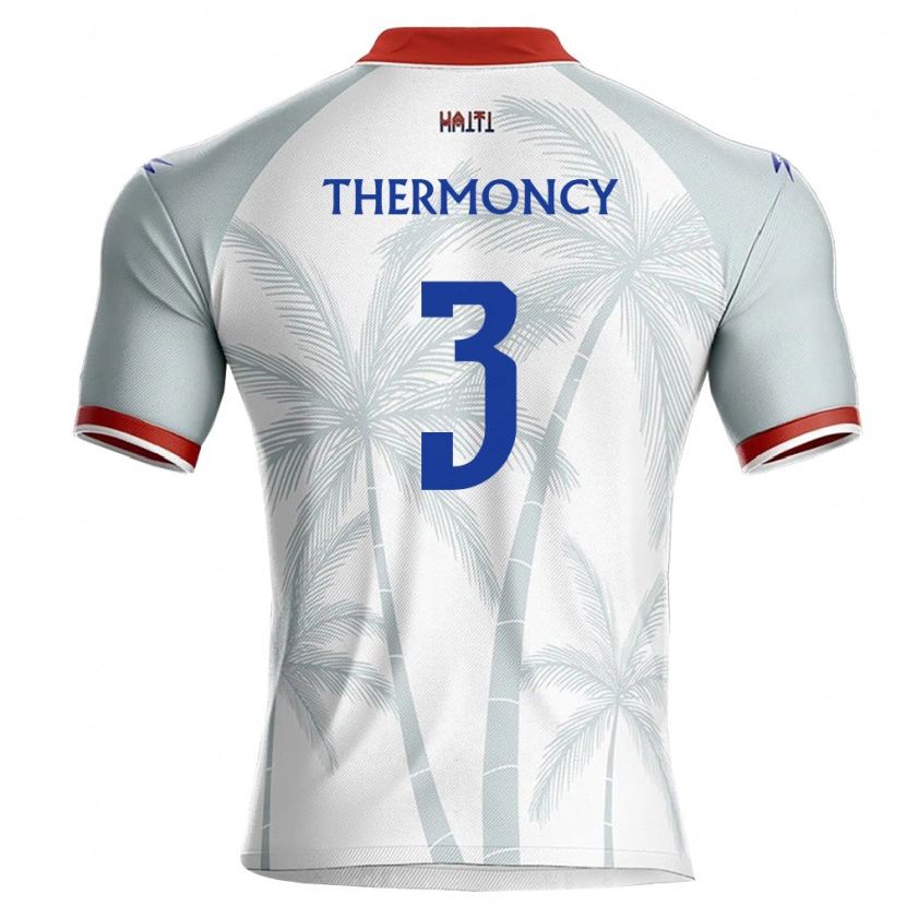 DanxenメンズハイチKeeto Thermoncy#3白 赤 灰アウェイシャツ26-28ジャージーユニフォーム