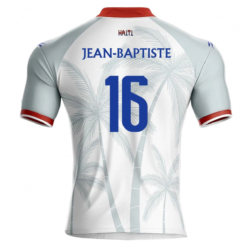 DanxenメンズハイチSonson Jean-Baptiste#16白 赤 灰アウェイシャツ26-28ジャージーユニフォーム