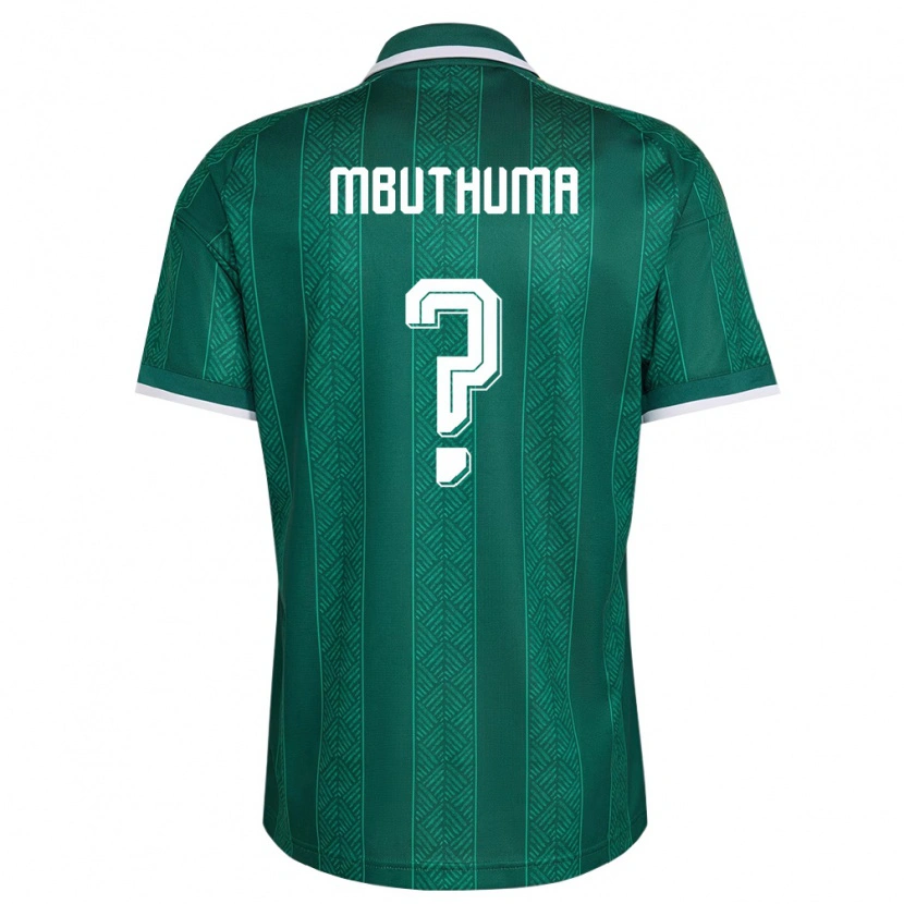Danxenメンズ南アフリカYanela Mbuthuma#0緑 白 金アウェイシャツ26-28ジャージーユニフォーム