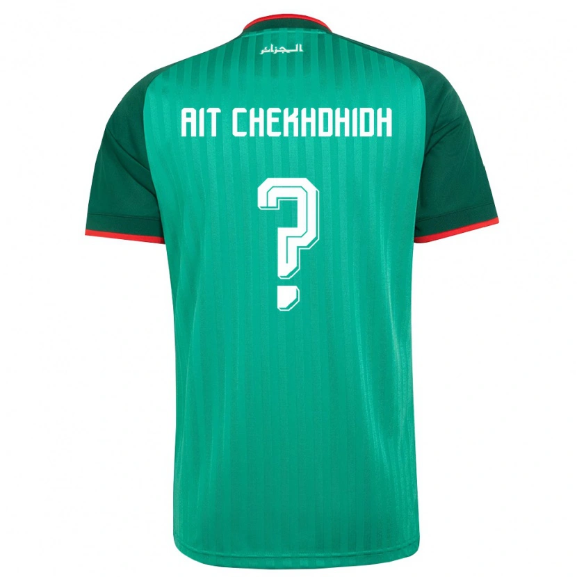 DanxenメンズアルジェリアAissa Ait Chekhdhidh#0緑 赤 白アウェイシャツ26-28ジャージーユニフォーム