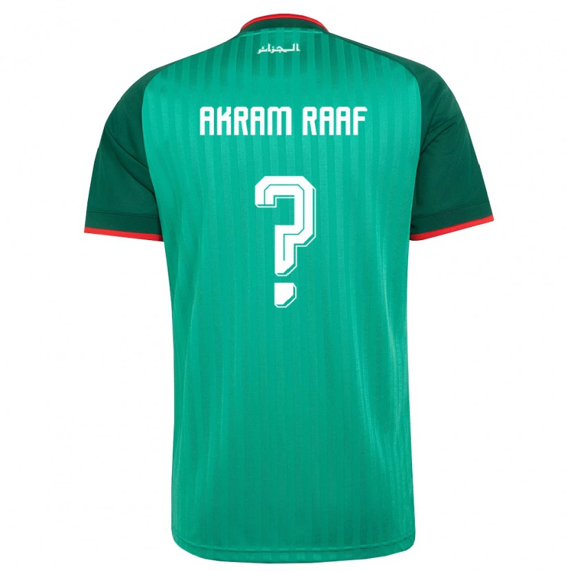 DanxenメンズアルジェリアMohand Akram Raaf#0緑 赤 白アウェイシャツ26-28ジャージーユニフォーム