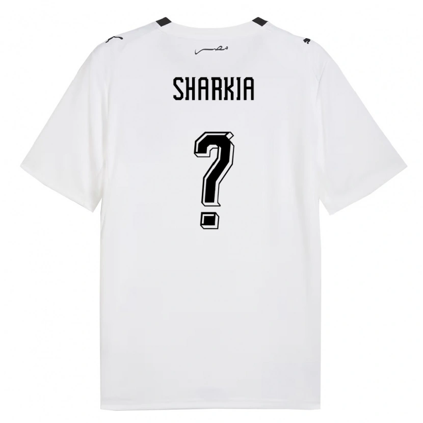 DanxenメンズエジプトMohamed Sharkia#0白 灰 黒アウェイシャツ26-28ジャージーユニフォーム