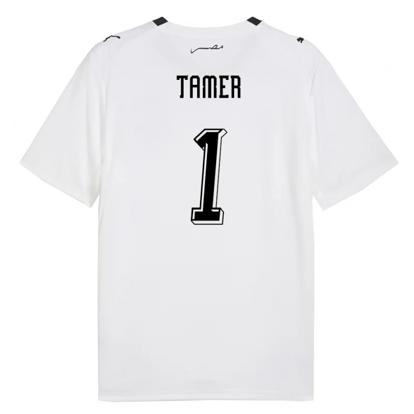 DanxenメンズエジプトAbdelmonem Tamer#1白 灰 黒アウェイシャツ26-28ジャージーユニフォーム