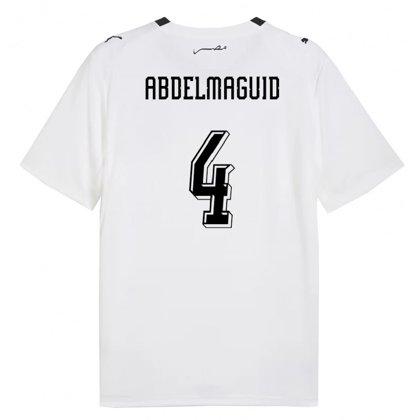 DanxenメンズエジプトHossam Abdelmaguid#4白 灰 黒アウェイシャツ26-28ジャージーユニフォーム
