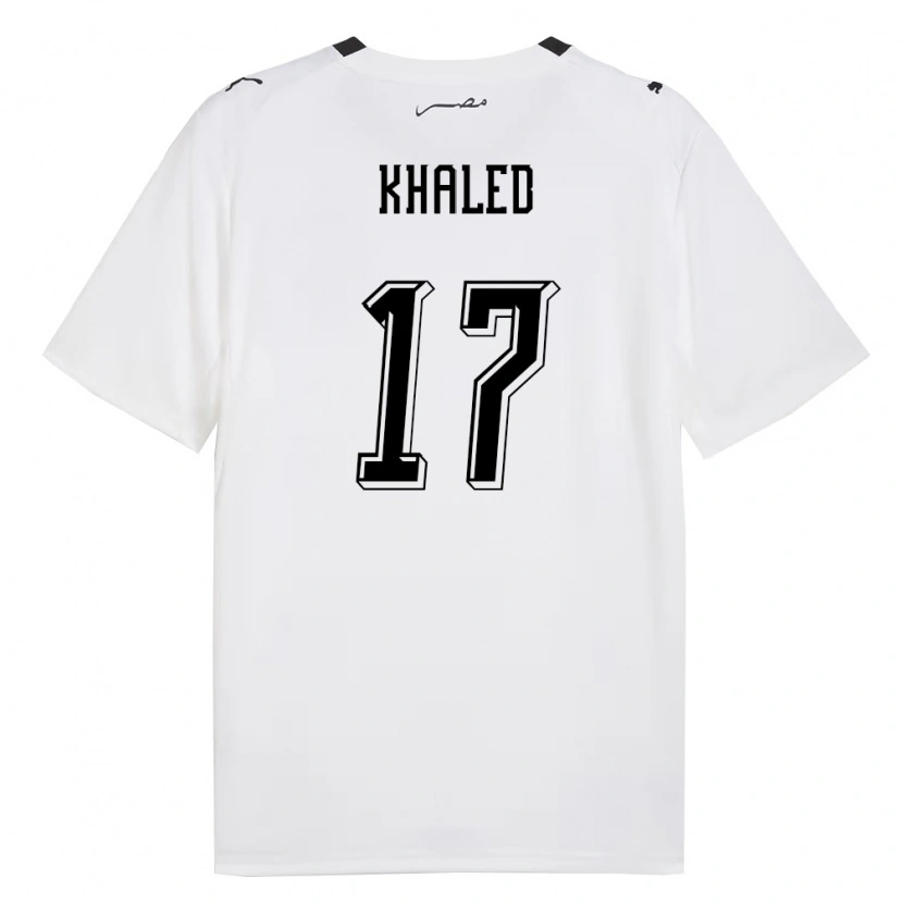 DanxenメンズエジプトAmr Khaled#17白 灰 黒アウェイシャツ26-28ジャージーユニフォーム