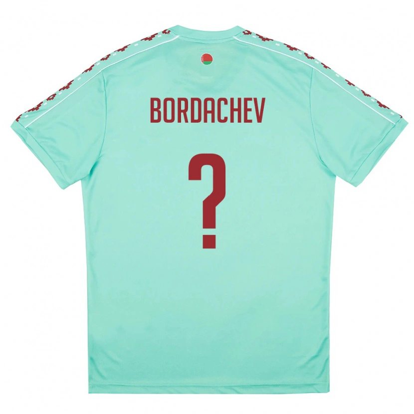 DanxenメンズベラルーシGleb Bordachev#0ライトグリーン バーガンディアウェイシャツ26-28ジャージーユニフォーム