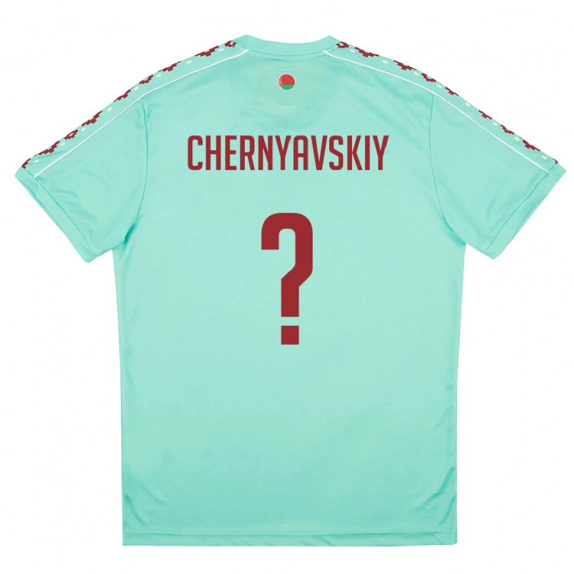 DanxenメンズベラルーシMatvey Chernyavskiy#0ライトグリーン バーガンディアウェイシャツ26-28ジャージーユニフォーム