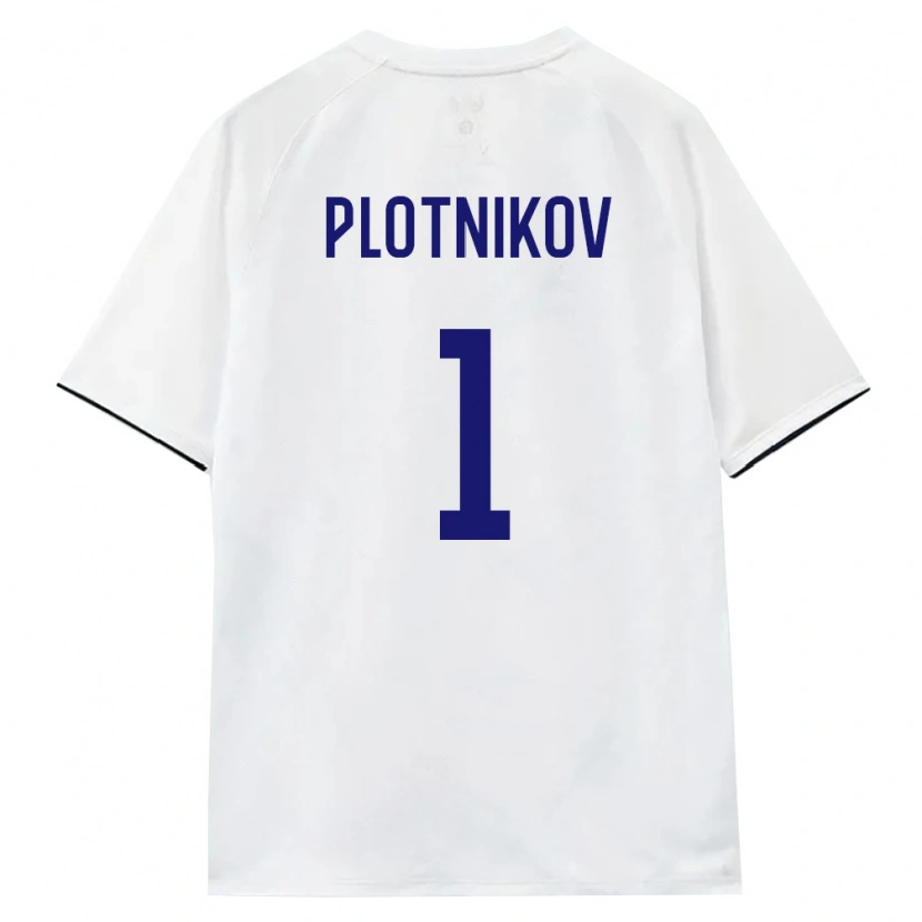 DanxenメンズロシアEgor Plotnikov#1白 茶 黒アウェイシャツ26-28ジャージーユニフォーム