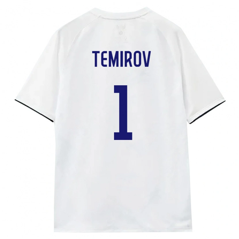 DanxenメンズロシアAleksandr Temirov#1白 茶 黒アウェイシャツ26-28ジャージーユニフォーム