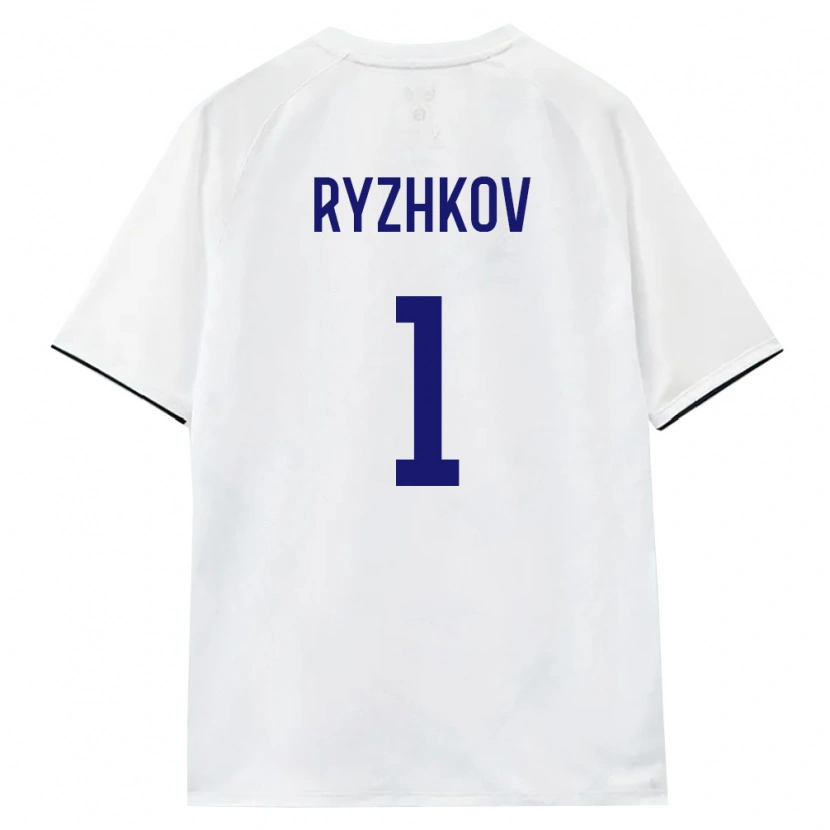 DanxenメンズロシアGrigoriy Ryzhkov#1白 茶 黒アウェイシャツ26-28ジャージーユニフォーム