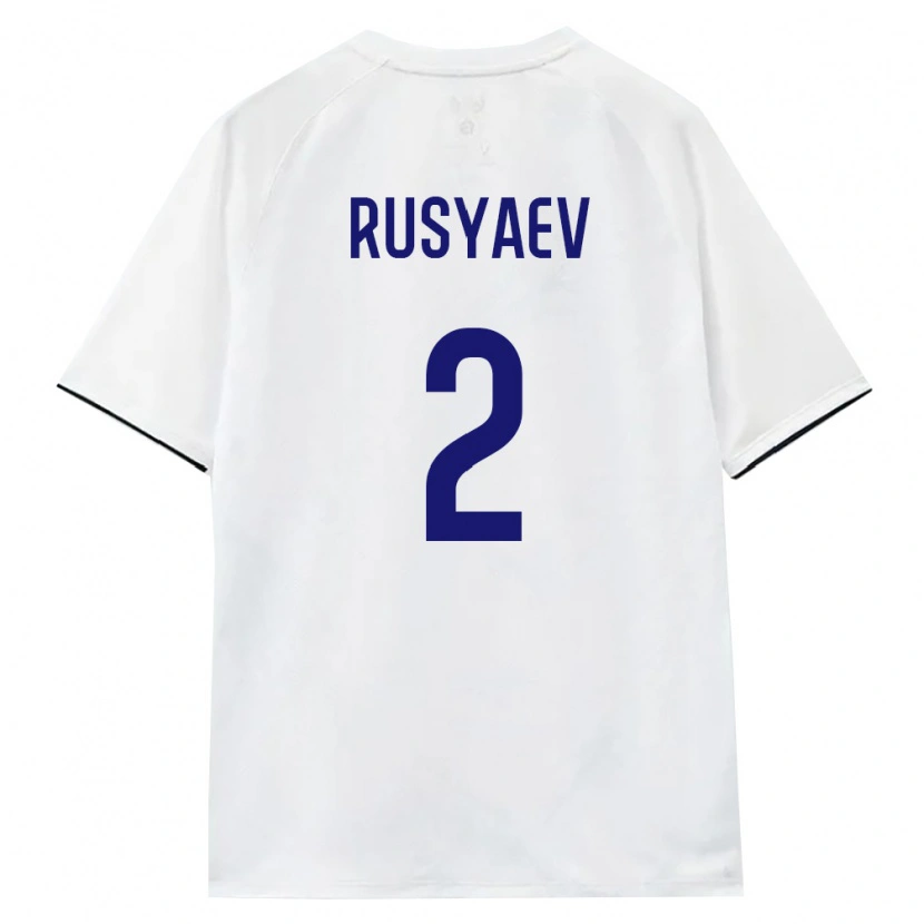 DanxenメンズロシアIgor Rusyaev#2白 茶 黒アウェイシャツ26-28ジャージーユニフォーム