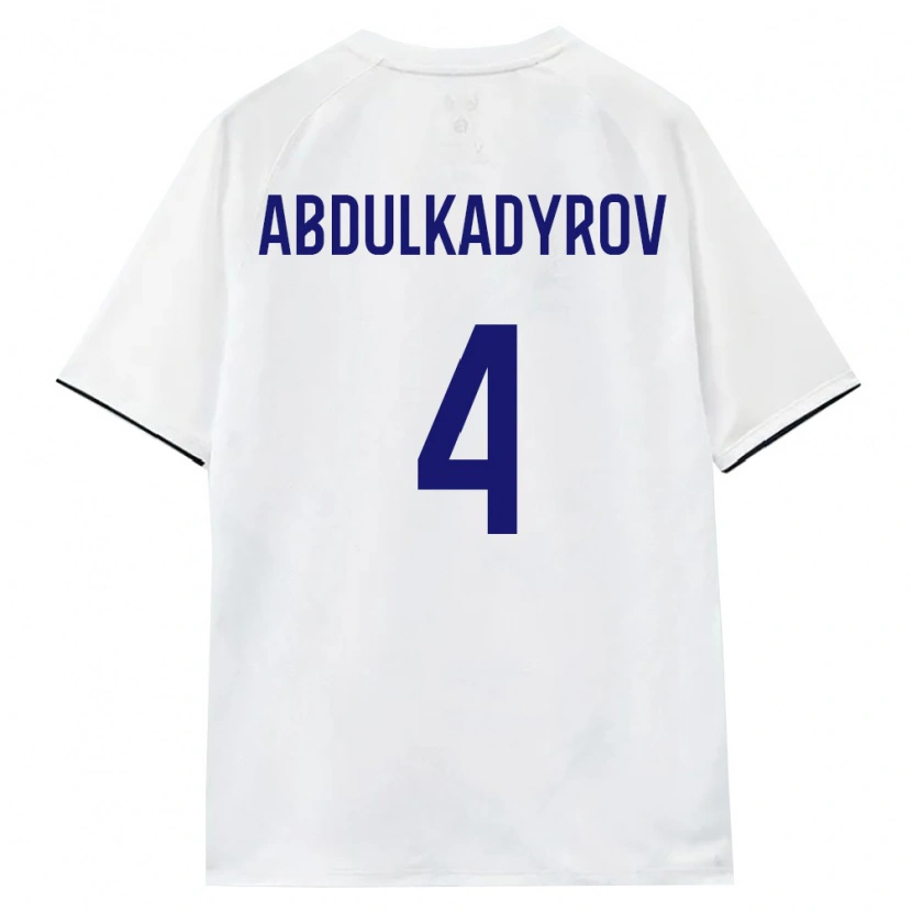 DanxenメンズロシアDzhamalutdin Abdulkadyrov#4白 茶 黒アウェイシャツ26-28ジャージーユニフォーム