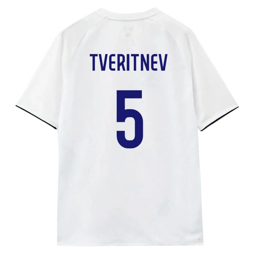 DanxenメンズロシアSarkis Tveritnev#5白 茶 黒アウェイシャツ26-28ジャージーユニフォーム