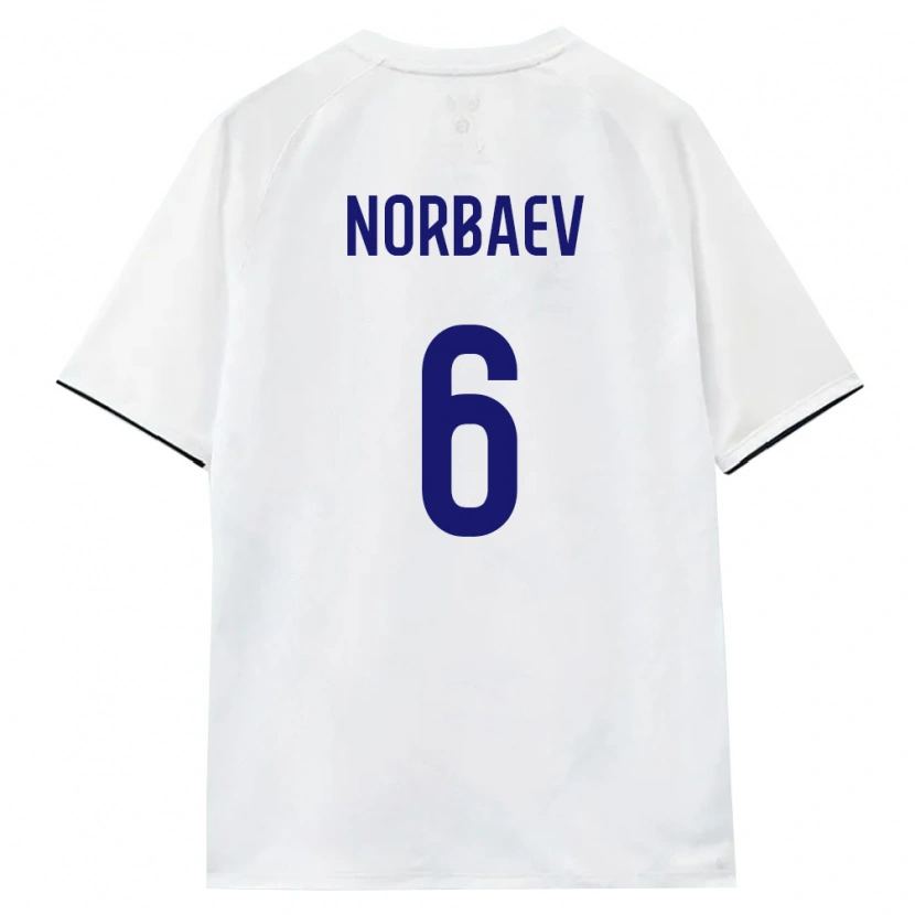 DanxenメンズロシアTimur Norbaev#6白 茶 黒アウェイシャツ26-28ジャージーユニフォーム