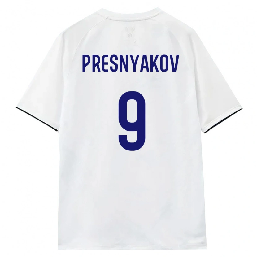 DanxenメンズロシアArseniy Presnyakov#9白 茶 黒アウェイシャツ26-28ジャージーユニフォーム
