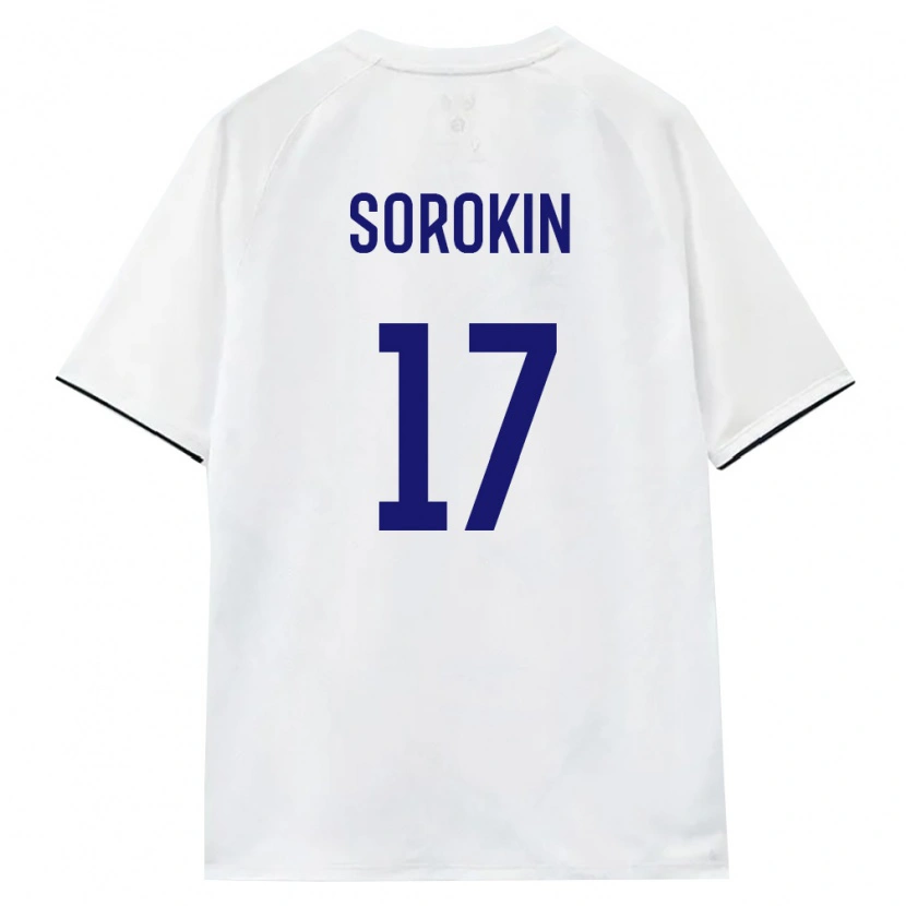 DanxenメンズロシアIvan Sorokin#17白 茶 黒アウェイシャツ26-28ジャージーユニフォーム