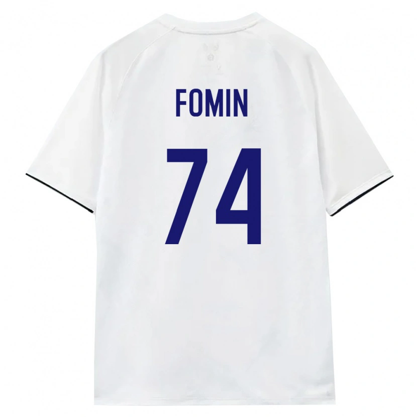 Danxenメンズロシアダニール・フォミン#74白 茶 黒アウェイシャツ26-28ジャージーユニフォーム