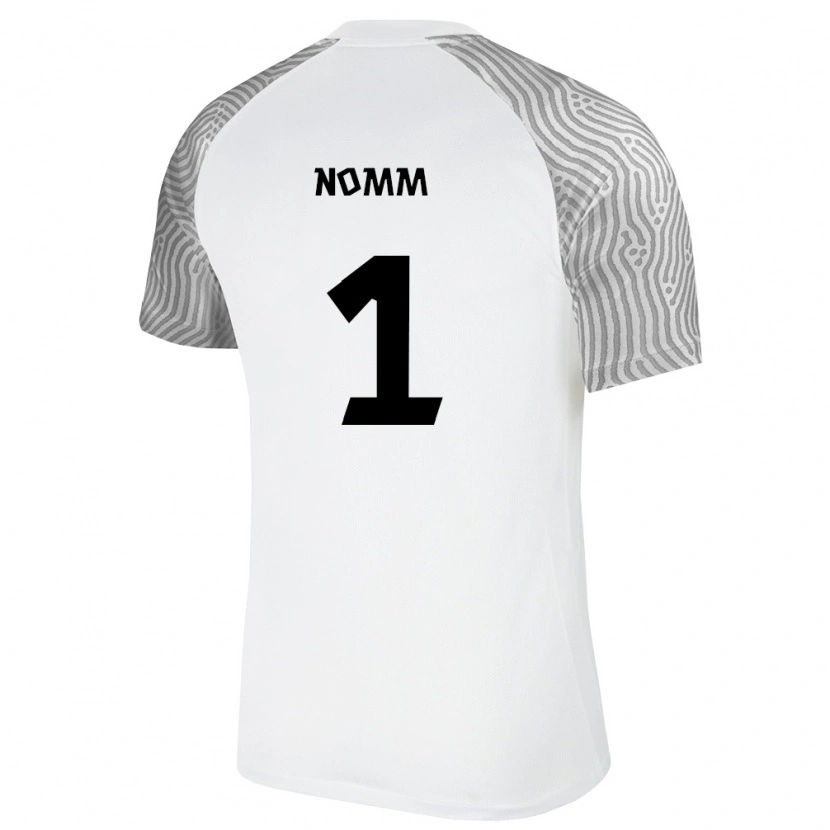 DanxenメンズエストニアOtt Nomm#1白 灰アウェイシャツ26-28ジャージーユニフォーム