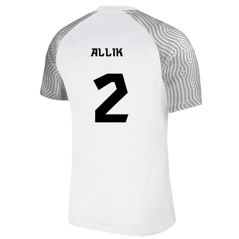 DanxenメンズエストニアArti Allik#2白 灰アウェイシャツ26-28ジャージーユニフォーム