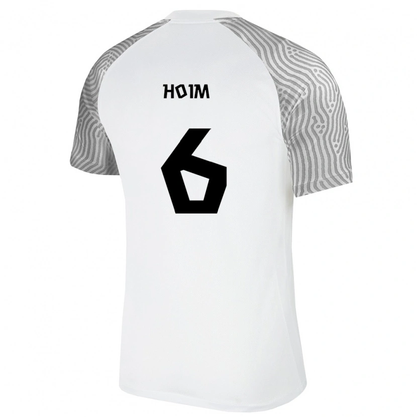 DanxenメンズエストニアOskar Hoim#6白 灰アウェイシャツ26-28ジャージーユニフォーム