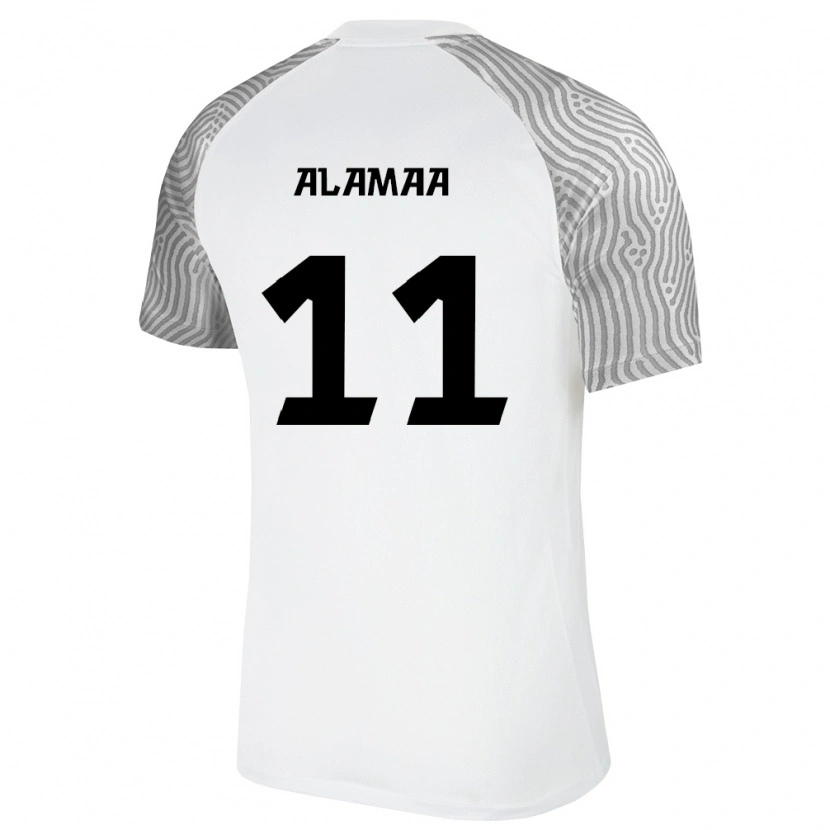 DanxenメンズエストニアSander Alamaa#11白 灰アウェイシャツ26-28ジャージーユニフォーム