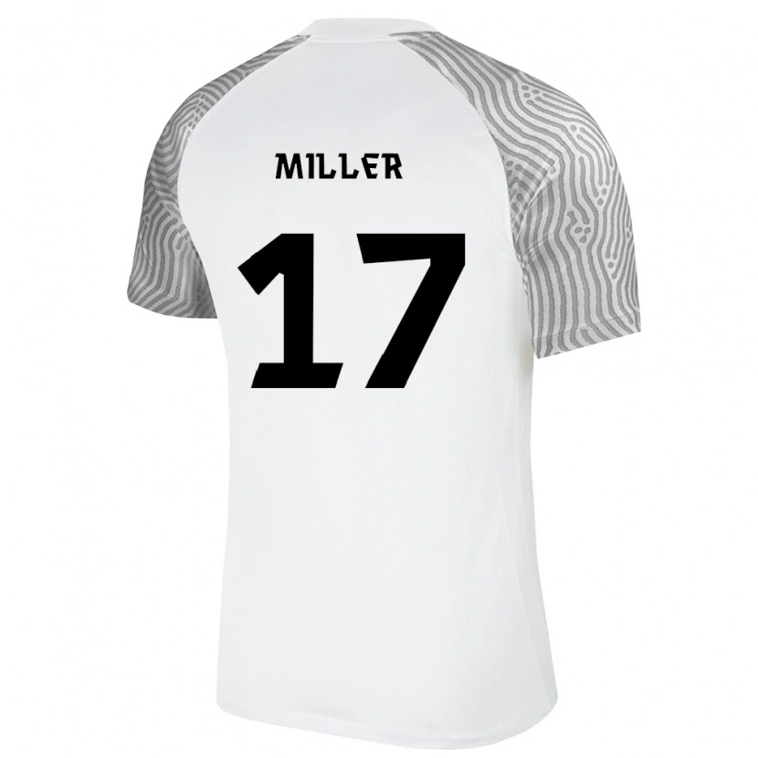 DanxenメンズエストニアMartin Miller#17白 灰アウェイシャツ26-28ジャージーユニフォーム