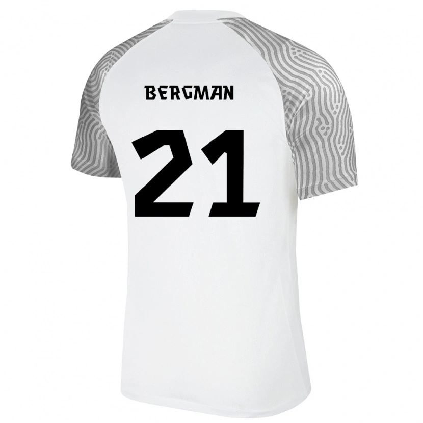 DanxenメンズエストニアAlexander Bergman#21白 灰アウェイシャツ26-28ジャージーユニフォーム