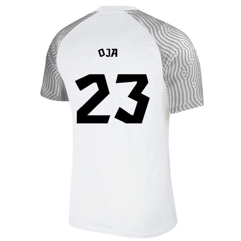 DanxenメンズエストニアJohannes Oja#23白 灰アウェイシャツ26-28ジャージーユニフォーム