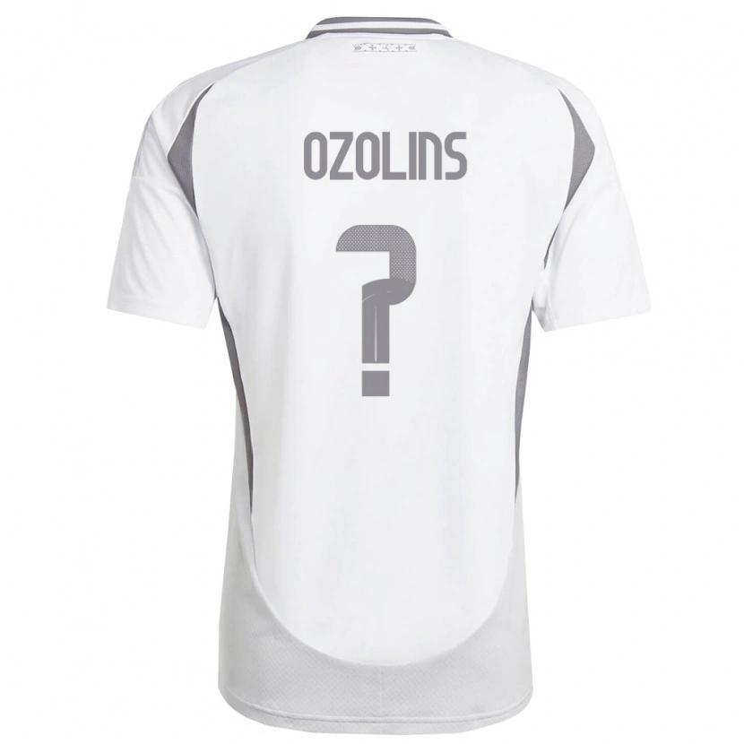 DanxenメンズラトビアRauls Ozolins#0白 ダークグレーアウェイシャツ26-28ジャージーユニフォーム