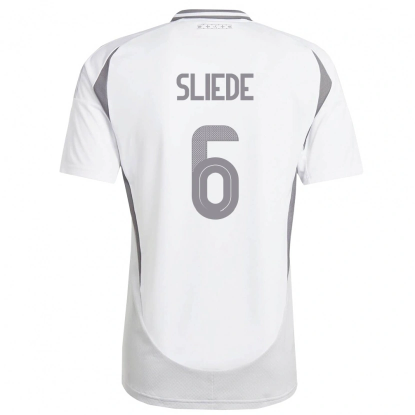 DanxenメンズラトビアNiks Sliede#6白 ダークグレーアウェイシャツ26-28ジャージーユニフォーム