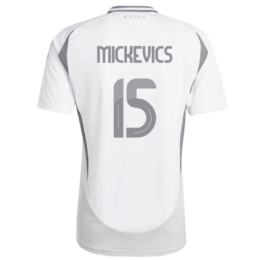 DanxenメンズラトビアTomass Mickevics#15白 ダークグレーアウェイシャツ26-28ジャージーユニフォーム