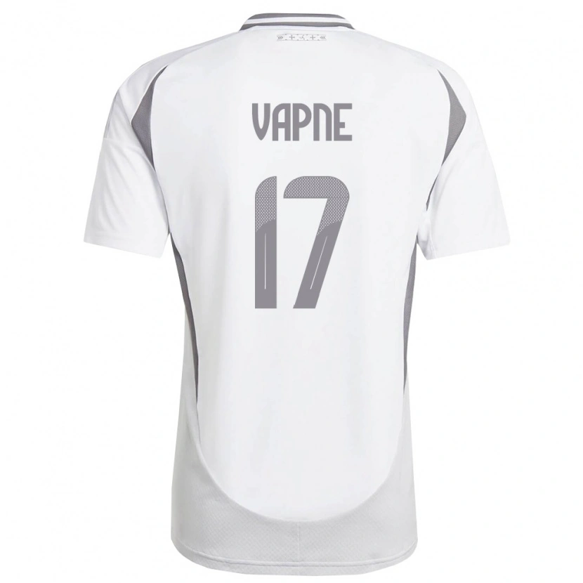 DanxenメンズラトビアLukass Vapne#17白 ダークグレーアウェイシャツ26-28ジャージーユニフォーム