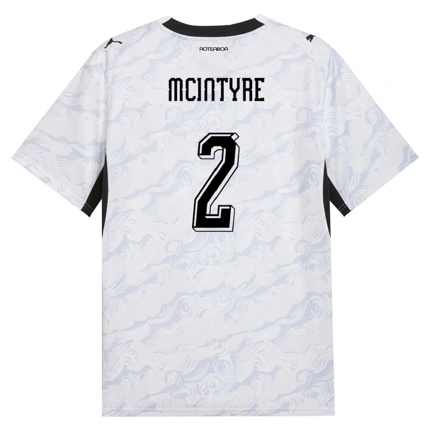 DanxenメンズニュージーランドJoe Mcintyre#2黒 白アウェイシャツ26-28ジャージーユニフォーム
