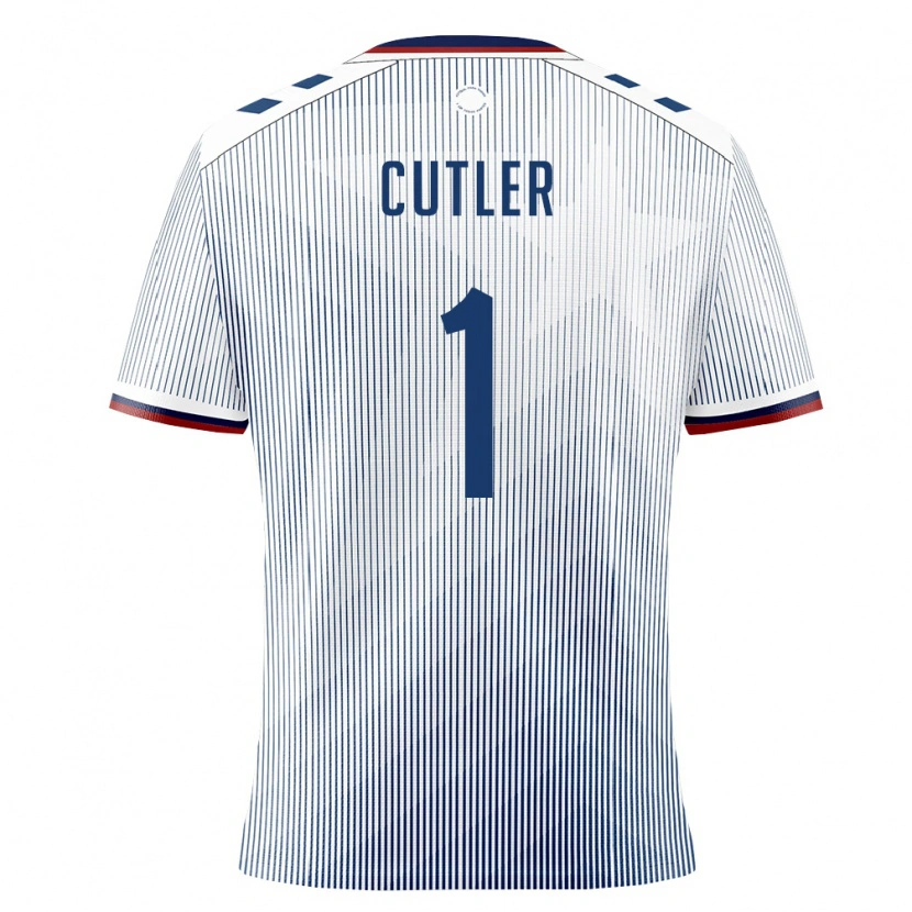 DanxenメンズプエルトリコSebastián Cutler#1ロイヤルブルー 白アウェイシャツ26-28ジャージーユニフォーム