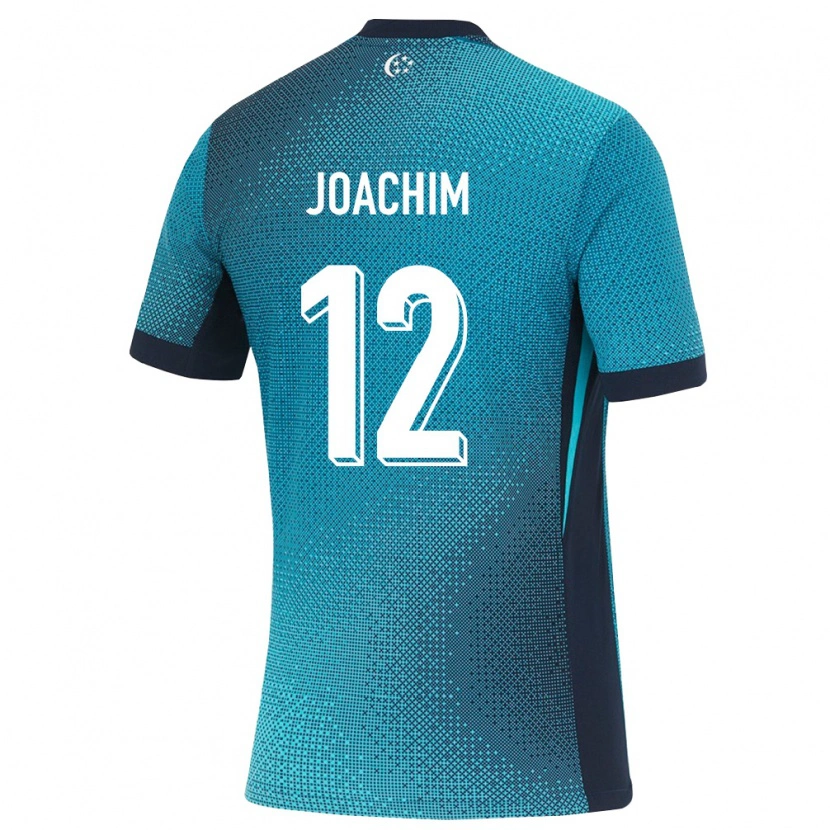 DanxenメンズシンガポールAngelo Joachim#12ダークターコイズ 黒アウェイシャツ26-28ジャージーユニフォーム