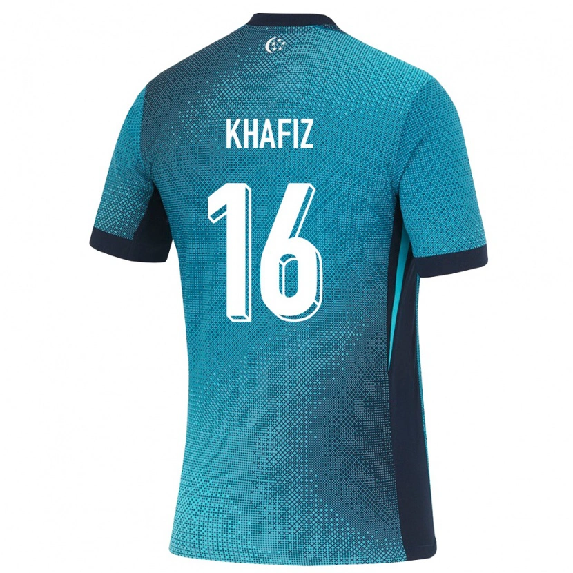 DanxenメンズシンガポールArfan Khafiz#16ダークターコイズ 黒アウェイシャツ26-28ジャージーユニフォーム