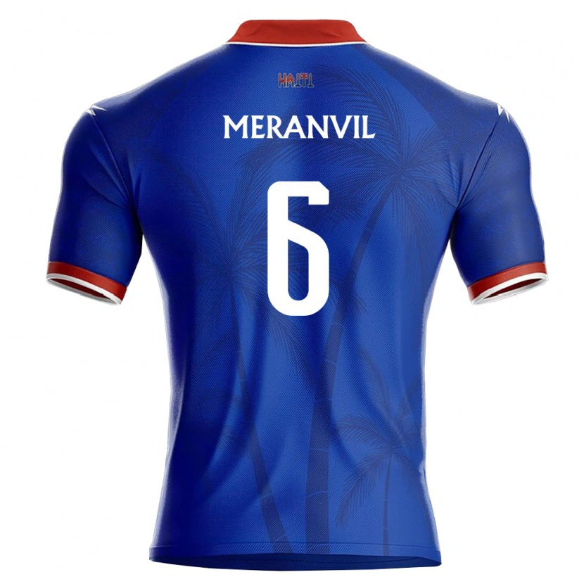 DanxenレディースハイチBill Meranvil#6青 赤 白ホームシャツ26-28ジャージーユニフォーム