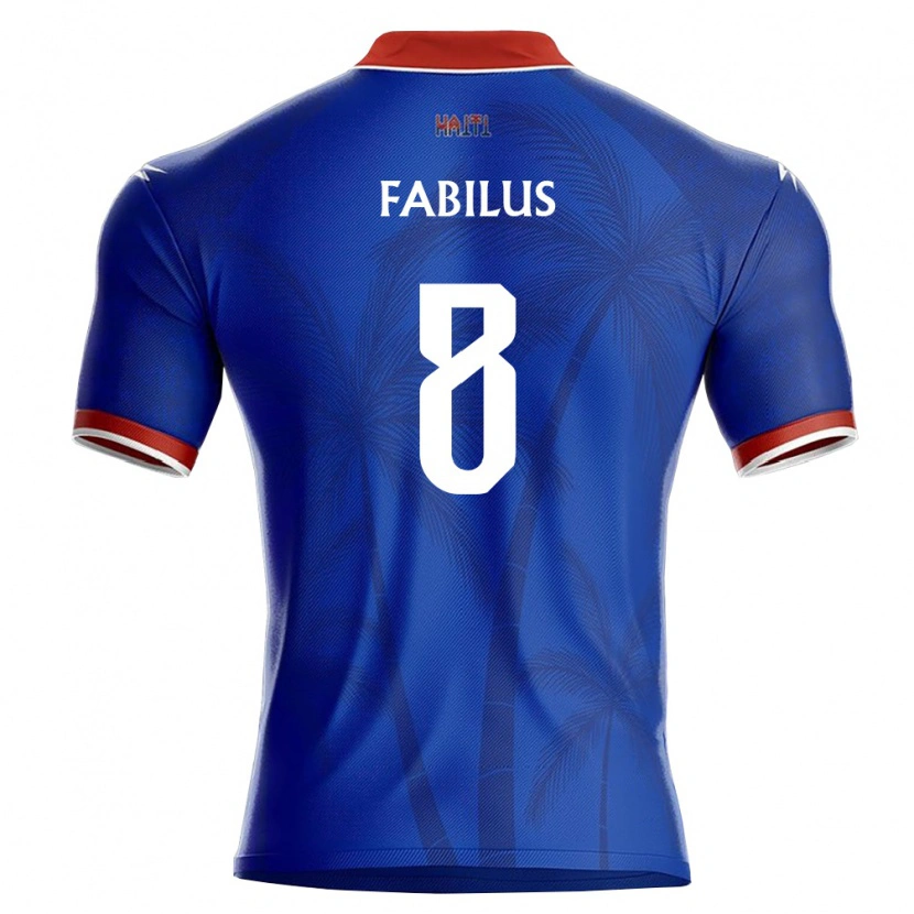 DanxenレディースハイチRamy Fabilus#8青 赤 白ホームシャツ26-28ジャージーユニフォーム