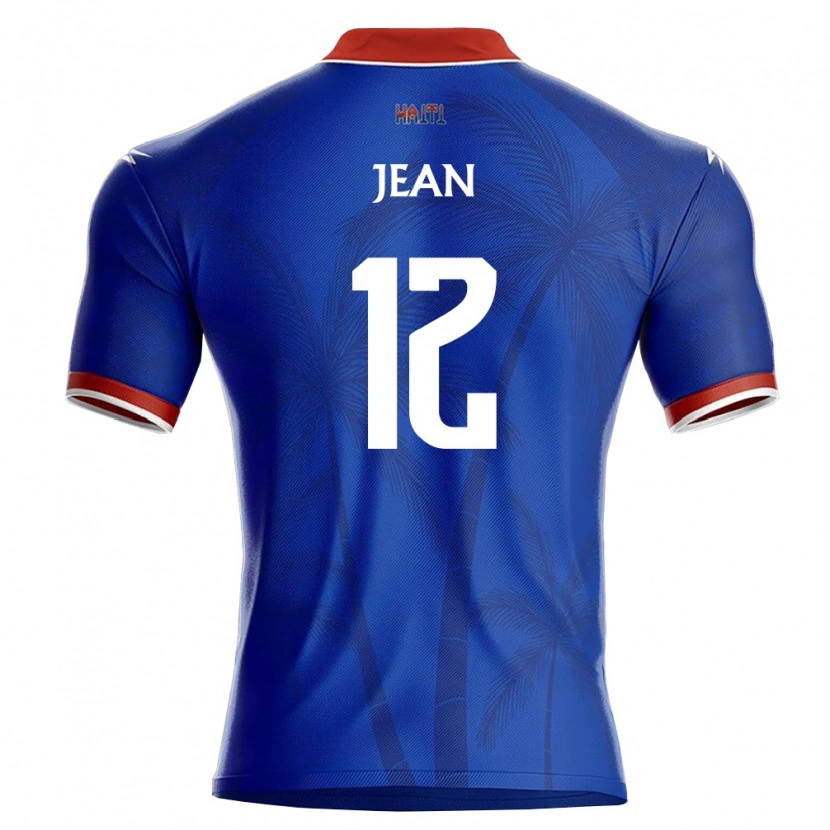 DanxenレディースハイチGuivenson Jean#12青 赤 白ホームシャツ26-28ジャージーユニフォーム