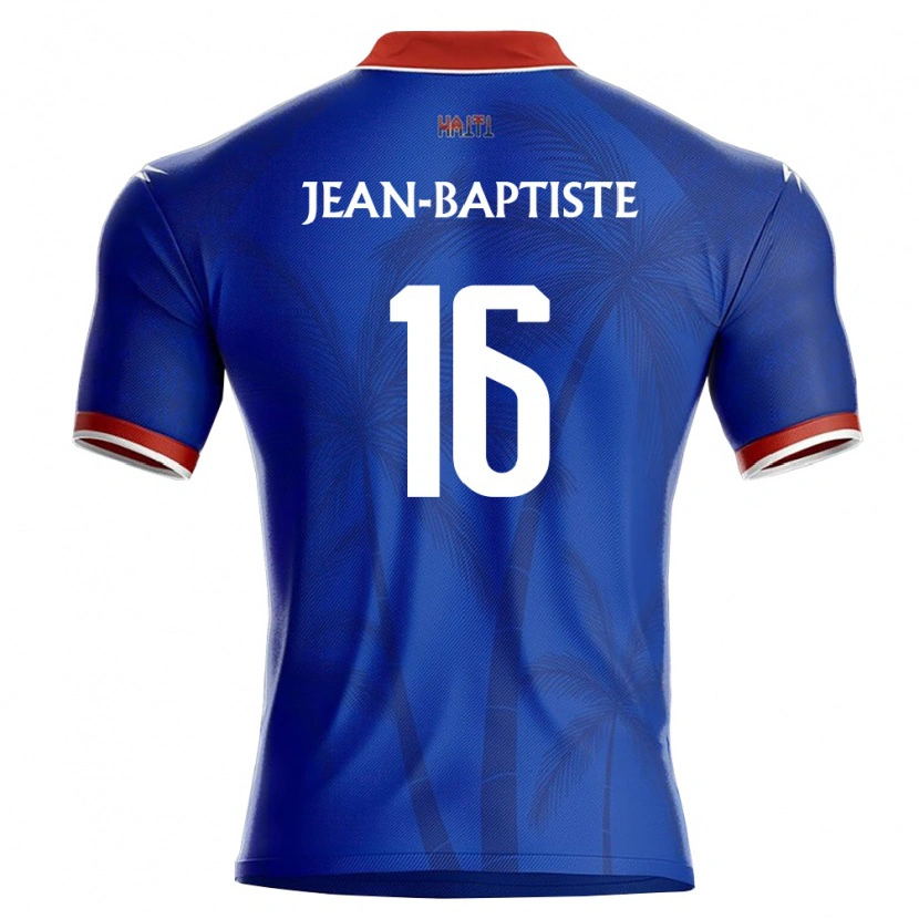 DanxenレディースハイチSonson Jean-Baptiste#16青 赤 白ホームシャツ26-28ジャージーユニフォーム