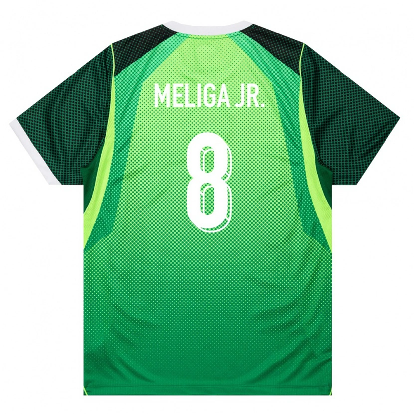 DanxenレディースナイジェリアPromise Meliga Jr.#8緑 白ホームシャツ26-28ジャージーユニフォーム