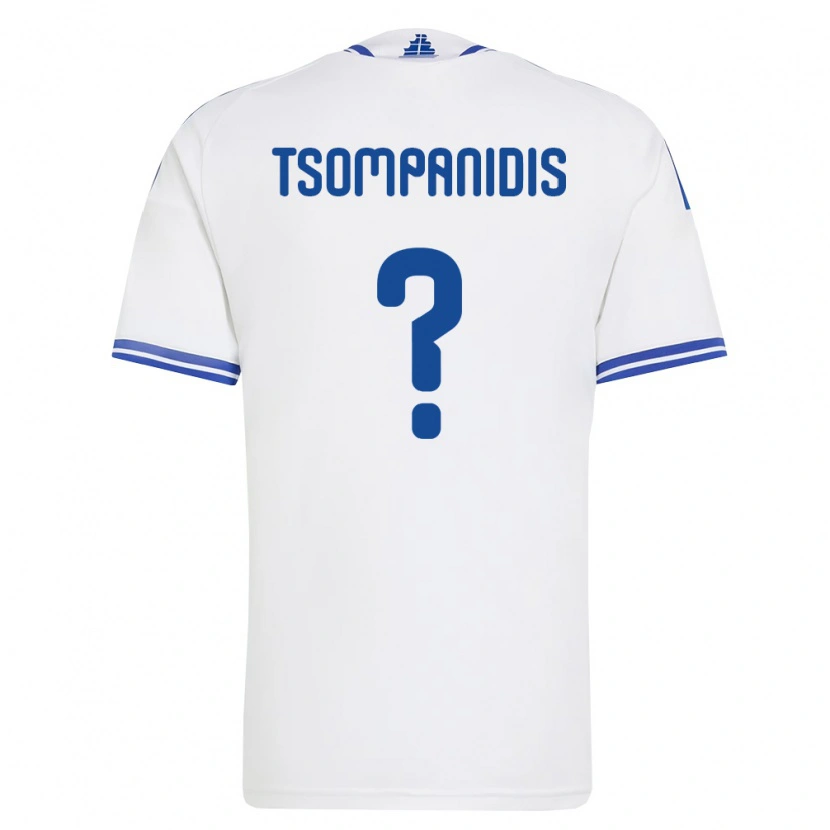 DanxenレディースギリシャAlexandros Tsompanidis#0白 青ホームシャツ26-28ジャージーユニフォーム