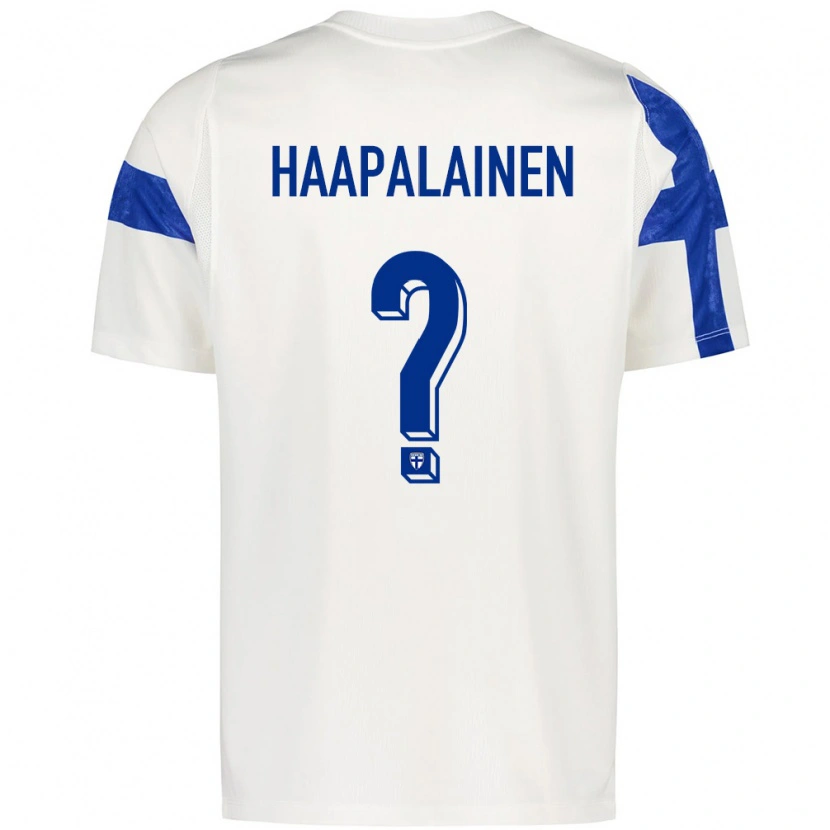 DanxenレディースフィンランドRuslan Haapalainen#0白 青ホームシャツ26-28ジャージーユニフォーム