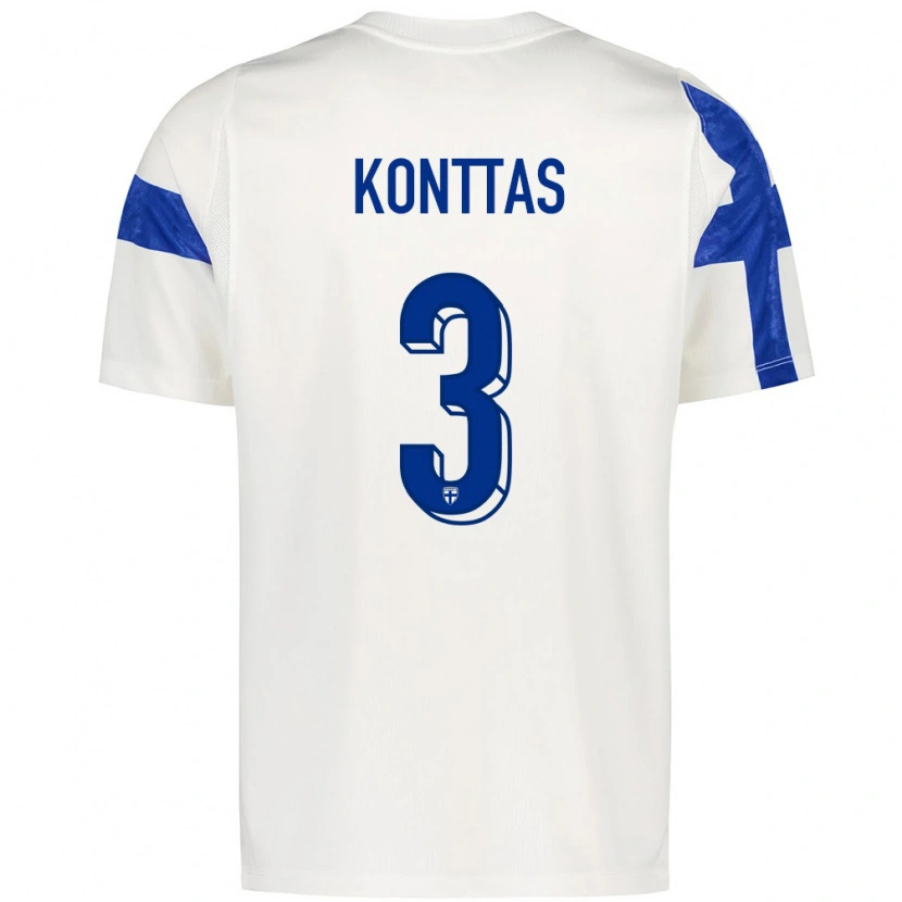 DanxenレディースフィンランドValo Konttas#3白 青ホームシャツ26-28ジャージーユニフォーム